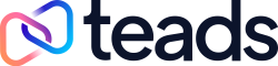 Logo Teads Landscape Colored Black